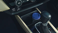 FRONT CONSOLE CUP HOLDERS